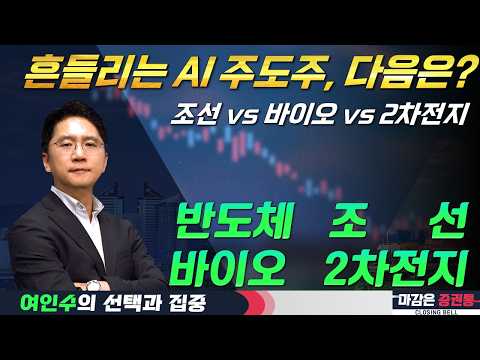 AI 반도체 '흔들' 엔비디아 효과 끝? 다음 주도 섹터 찾기(F. 반도체, 조선, 바이오, 2차전지) #여인수 #선택과집중 #토마토TV