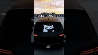 Best Window Decal IDs in Ghost Driver Roblox🔥 Part 5!
