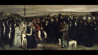 Gustave Courbet - El entierro en Ornans