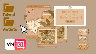 Moving mouse Cursor Tutorial for Beginners | VN and Inshot App