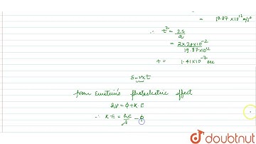 Consider the situation of the previous problem. Consider the fastest electron emitted parallel t...