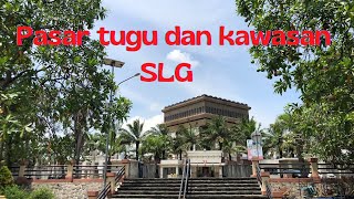 SUASANA PASAR TUGU DAN SIMPANG LIMA GUMUL SIANG HARI