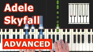Adele - Skyfall - Piano Tutorial Easy (James Bond) - Sheet Music (Synthesia) chords