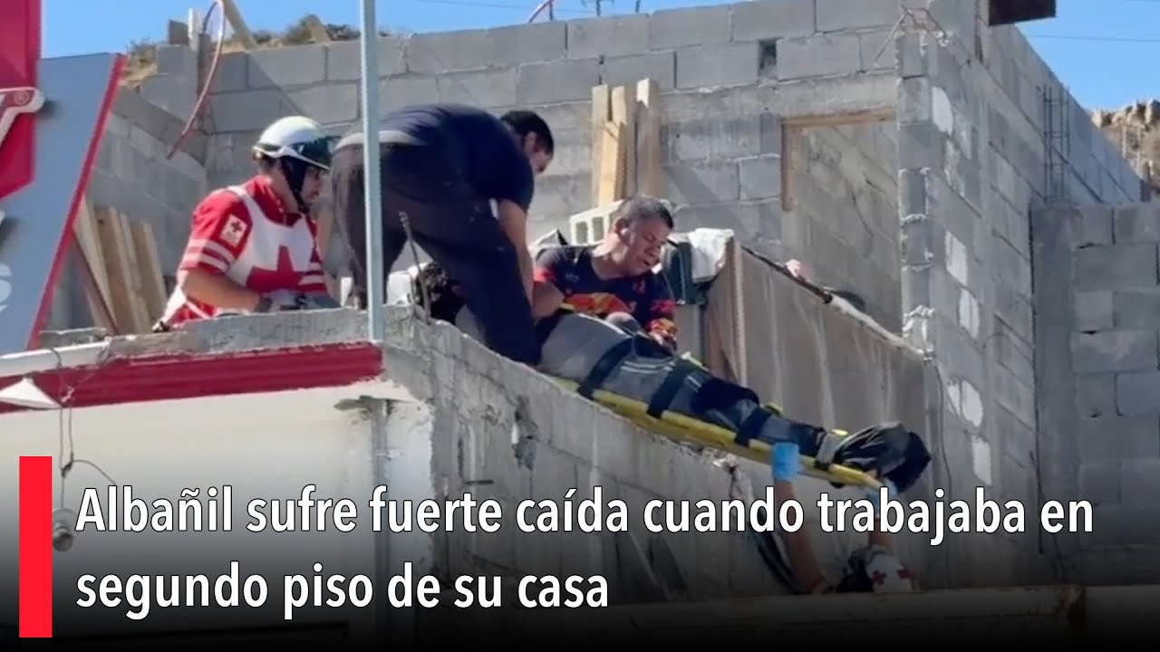 Albañil sufre fuerte caída cuando trabajaba en segundo piso de su casa ...