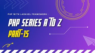 php with laravel framework part-15#js#html#css