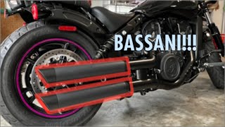 Indian Scout Bobber Sixty Bani Exhaust Install & Sound