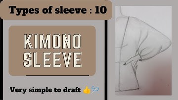 only 1 minute  | Kimono Sleeve Pattern: How To Draft @FASHIONACADEMYMJ