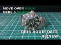 Move Over Hulk, Here's Shrek! - Oris Aquis Date Green Dial Review