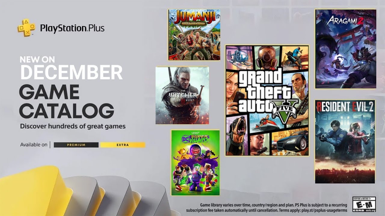 PlayStation Plus December 2023: Extra & Premium games for PS4 & PS5 -  Charlie INTEL