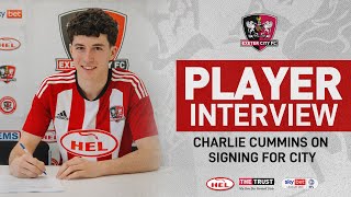 💬 Charlie Cummins on signing for Exeter City | Exeter City Football Club