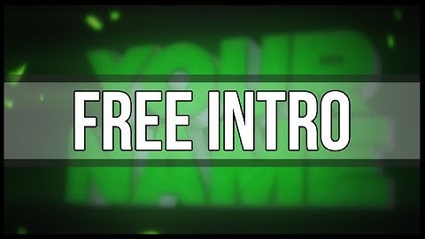 EPIC FREE GREEN SYNC INTRO TEMPLATE | 10 Like