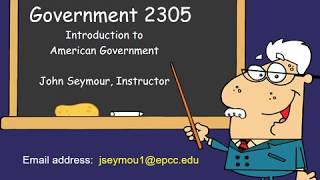 govt 2305 intro lecture