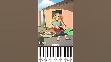 SUPERJAX FALLS THE SAUSAGE (@lupdup) The Amazing Digital Circus Animation - Octave Piano Tutorial