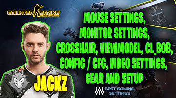 G2 JACKZ CSGO Settings, Monitor Settings, Crosshair, Viewmodel, Gear and Settings 2021