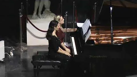 Emmanuel Chabrier - Cortge burlesque (piano duo Ir...