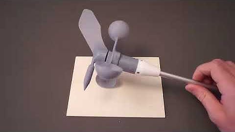 Build a 3D printed wind sensor / anemometer