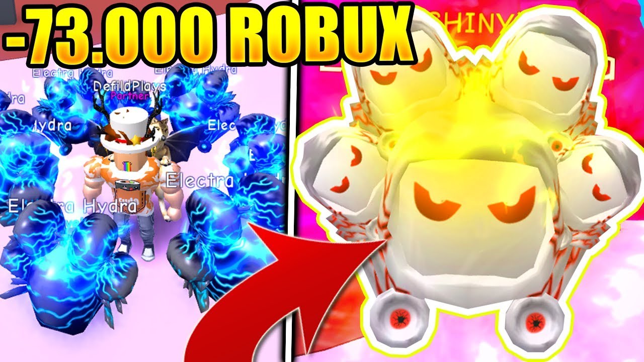 BUYING SHINY ELECTRA HYDRA In Bubble Gum Simulator DOMINUS UPDATE 73 000 ROBUX YouTube
