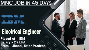 Congrats, Harsh | ELECTRICAL ENGINEER | 2.9 LPA | Got Selected as Associate System Engineer in "IBM"