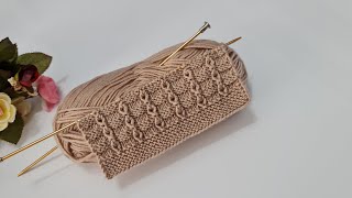 Yeni örgü modeli / iki şiş yelek hırka süveter / knitting