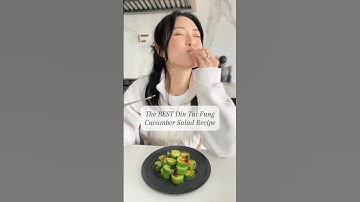 Quick & EASY Asian Cucumber Salad is so Addictive 🥒