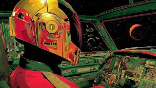Daft Punk Inspired Crimson Static 🌌🎧 | Synthwave, Chillwave, Electronic, Nu Disco, Retro Funk