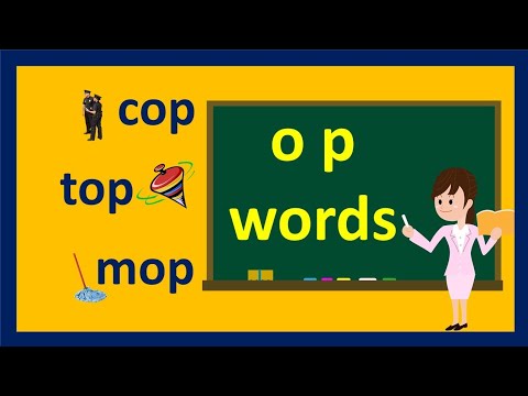 Word Family -op | op family words | op word family