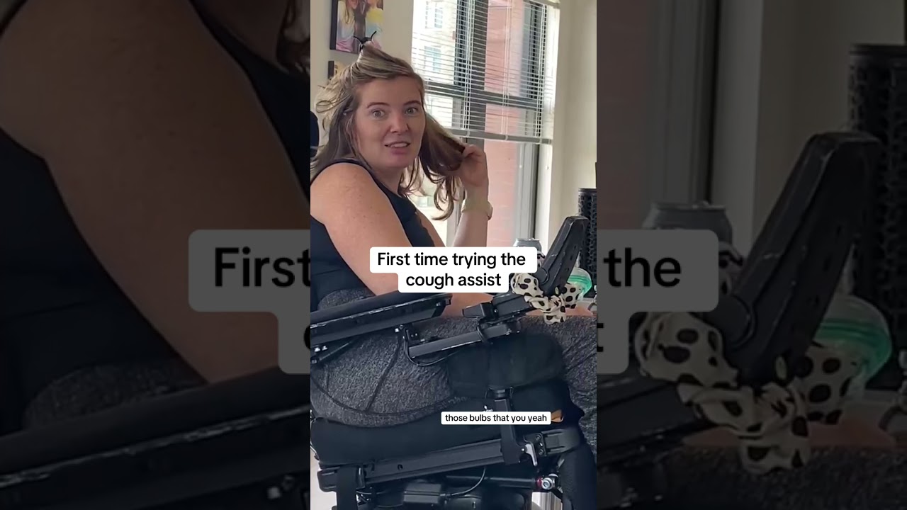 Trying the Cough assist