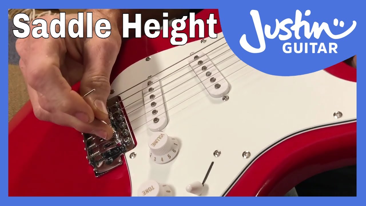 Adjusting Saddle Height | How To Setup Your Electric Guitar [4/10] with  Charlie Chandler - YouTube