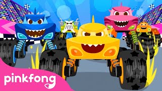 Baby Shark (Monster Truck ver.) 🏎️ | Nursery Rhymes | Pinkfong Songs for Kids @BabyShark