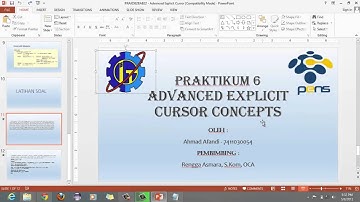Praktikum 06 - Advanced Explicit Cursor