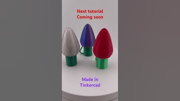 3D printer #christmas lights #tinkercad #3dprinting #tutorial #lights