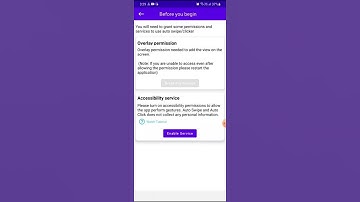 How to enable Accessibility service