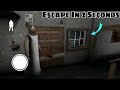Escape in 2 seconds form granny house  game definition scary granny game secret trick horror 