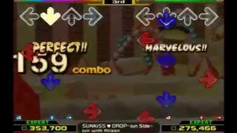 Dance Dance Revolution X (PS2) Sunkiss Drop - Jun Side