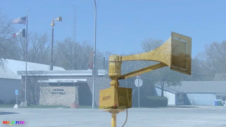Federal Signal Thunderbolt 1000T (8 RPM) Siren Test - Full Alert - Nashua, Iowa