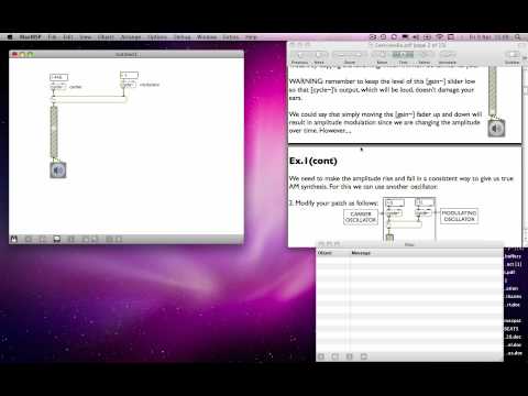 Max MSP Tutorial 06a1: Ring Modulation