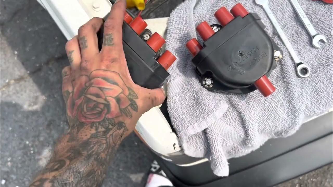 How to install Volvo 940 distributor cap and rotor YouTube