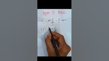 Convert Degrees To Radians #maths #foryou  #viral #education #shorts #tutor