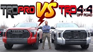 2024 Toyota Tundra TRD Pro vs 2024 Toyota Tundra TRD OffRoad: Which Tundra Is Best?