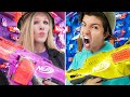 Ultimate NERF Bunker Challenge! (Boy vs Girl)