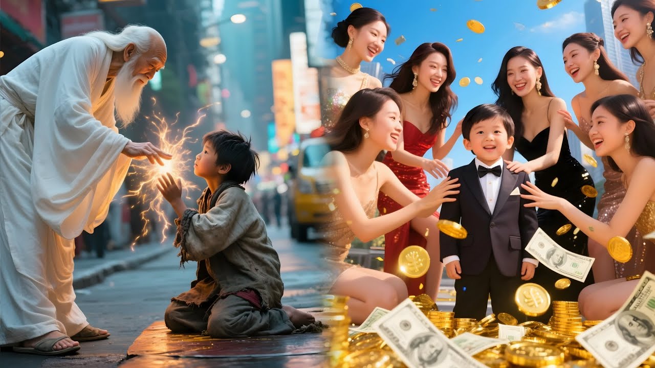 Mendigo abandonado recibe poder divino del Inmortal—regresa a familia — mimado por 8 hermanas ricas.