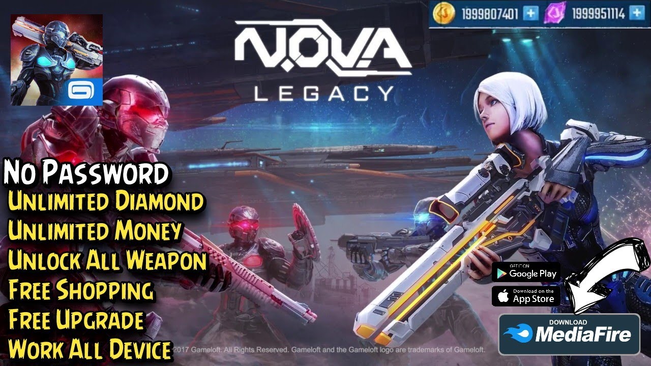NOVA Legacy Mod Apk Terbaru — неограниченные бриллианты и деньги / бесплатные покупки | Последняя...