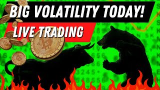 ⚠️ HUGE VOLATILITY INCOMING! 🚨 LIVE TRADING Bitcoin, Crypto, Stocks, Forex📈📉
