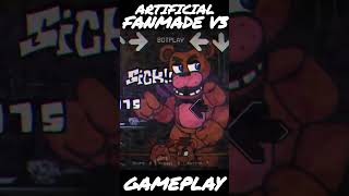 Artificial Fanmade V3 Gameplay #fridaynightfunkin #fnf #artificial #fivenightsatfreddys #anemaniac