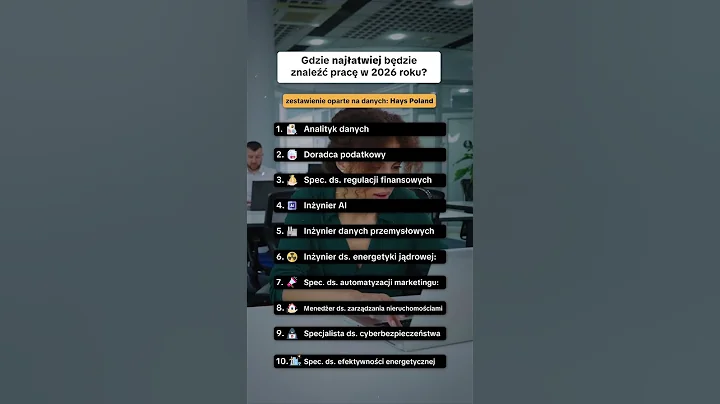 🚀 Gdzie najłatwiej będzie znaleźć pracę w 2026 roku?#pieniądze #praca #zarobki #kariera #sukces