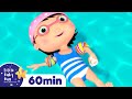 Swimming Song +More Nursery Rhymes and Kids Songs | Little Baby Bum
