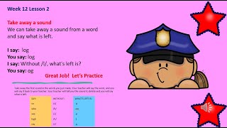 The Science of Reading Kindergarten Phonics Week 12 Lesson 2
