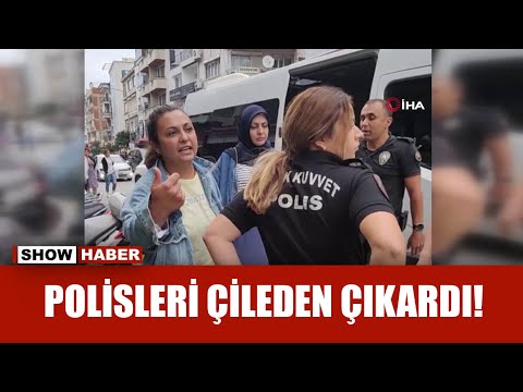 Kasksız yakalanan motosikletli kadın, polisleri çileden çıkardı