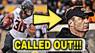 CHUBA HUBBARD calls OUT MIKE GUNDY! Threatening to be DONE with OKLAHOMA STATE!