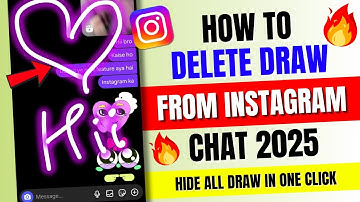 How To Delete Draw In Instagram Chat | How To Delete Sent Doodles From Instagram Chat | New Update
